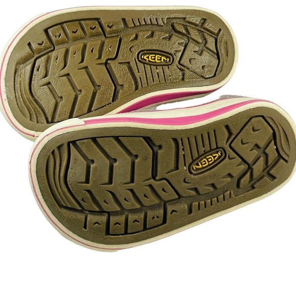 Keen Coronado High Top Pink Purple Suede Sneaker Shoes SZ 4 Toddler Non Marking - Picture 8 of 12